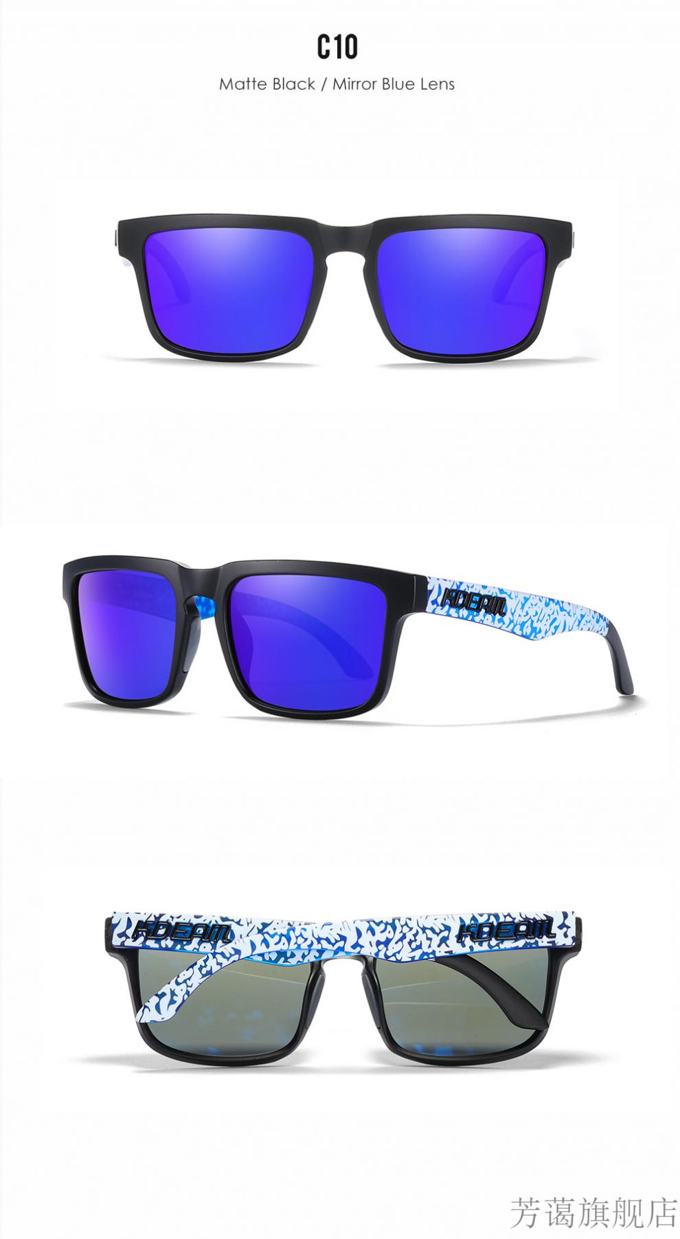 炫彩偏光变色骑行眼镜儿new男女炫彩偏光太阳镜骑行眼镜路亚钓鱼