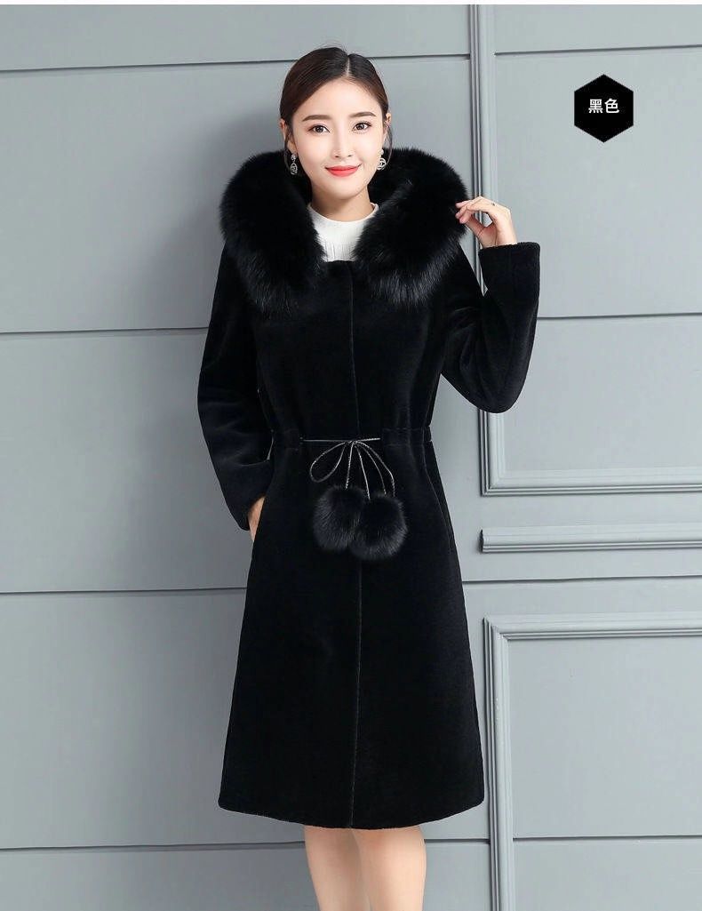女装新款貂皮大衣女中长款仿水貂绒外套女秋冬季新款大码加厚仿皮草