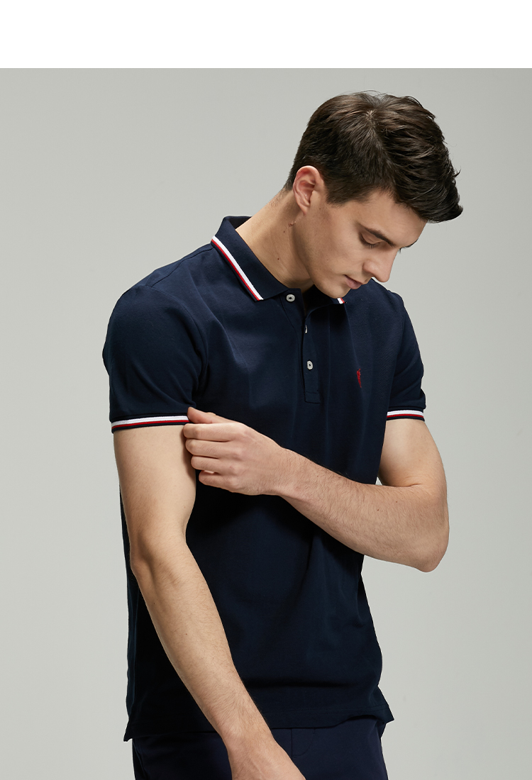 polosport商场同款短袖polo衫男2022夏季新款商务休闲翻领polo衫宽松