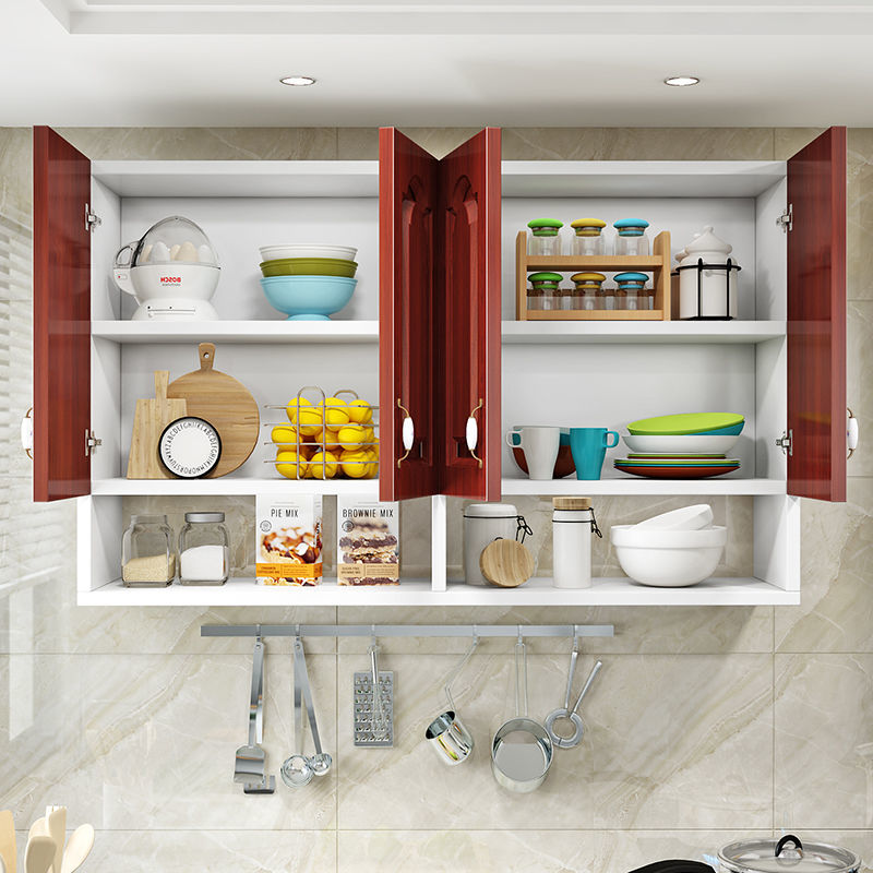 厨房吊柜墙壁柜 实木厨房吊柜墙壁柜房间吊柜卧室挂墙储物柜客厅地柜
