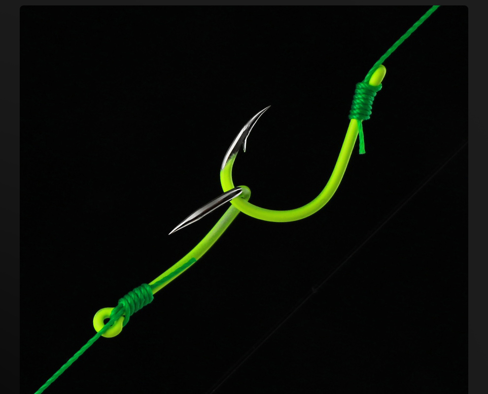 串钩钓组鲫鱼黄辣丁大力马线组海钓防缠绕套管抛竿鲫鱼钩水库套装伊势