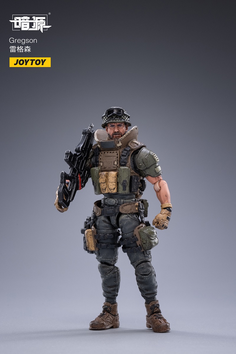 【现货】joytoy暗源 1:18主角三人组 风伯阳 斯坦纳 雷格森 人偶