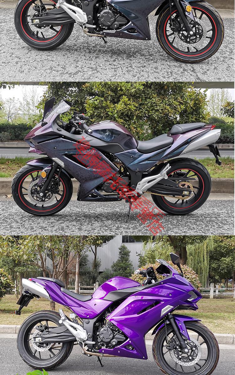 定制定制国产h2跑车摩托车机车双缸水冷200风冷-400c电喷全国可上牌