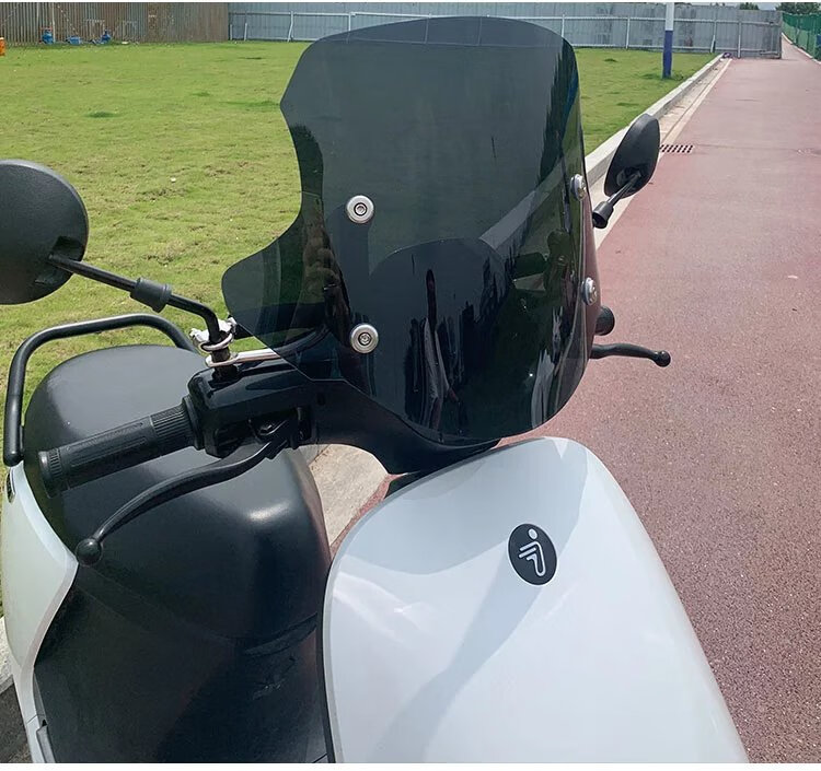 智锐美适用于九号电动车配件前挡风板挡风玻璃9号风挡电瓶车改装 九号