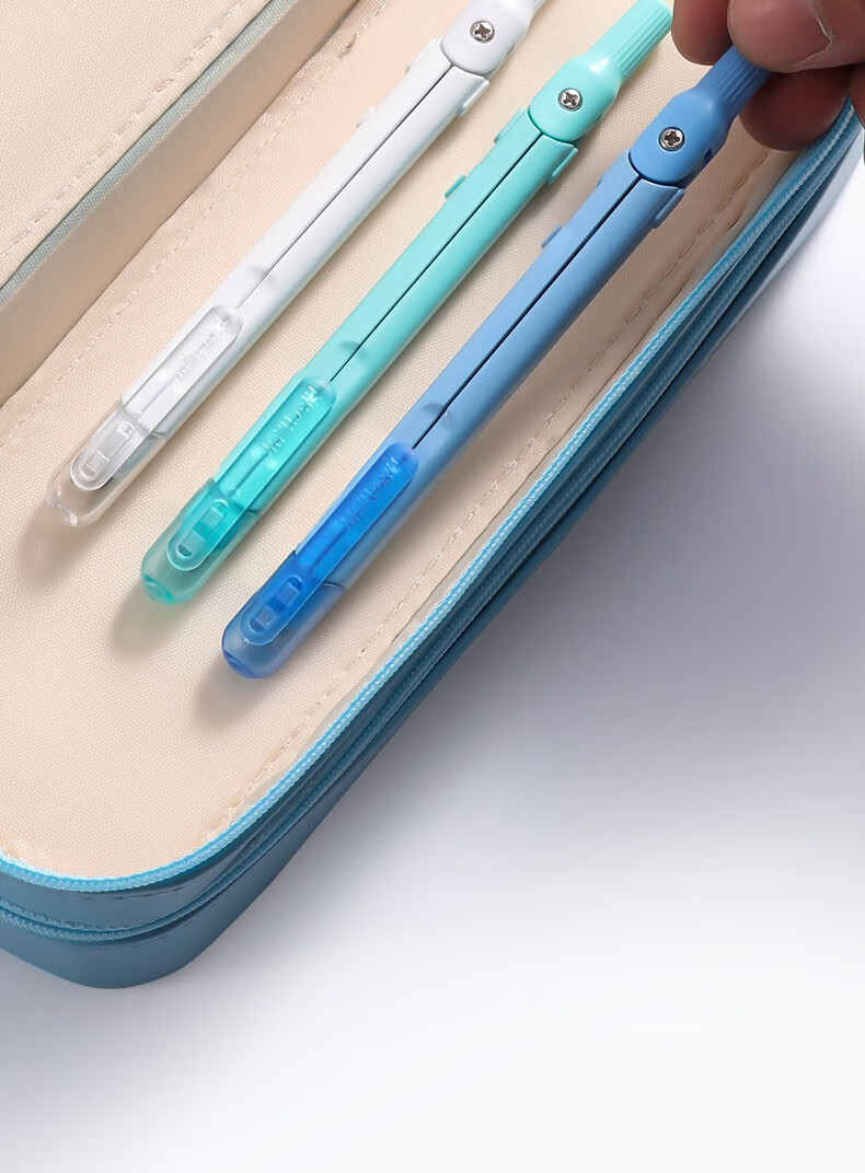 笔式圆规学生用实用型数学几何教学考试用金属圆规小学初高中生可替换