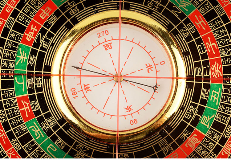 罗盘6寸三元三合综合盘电木高精度纯铜罗经仪摆件罗盘风水专业高精度