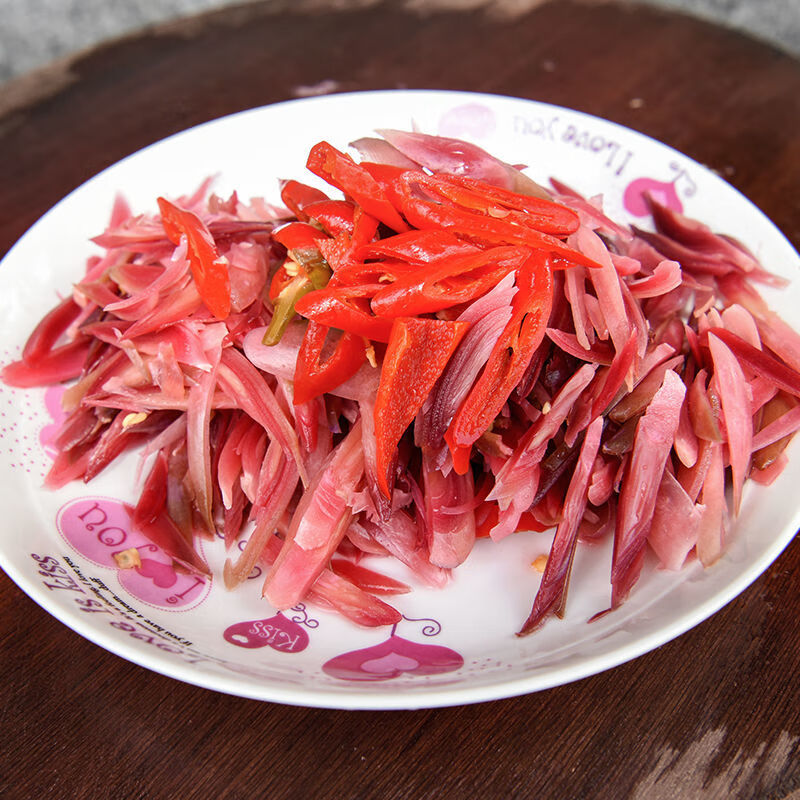 恩施酸洋荷姜腌制新鲜贵州野生洋合笋泡菜阳荷姜茗荷农家洋火下饭酸阳