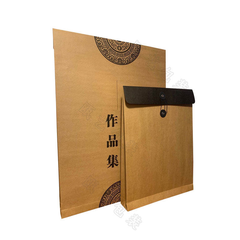 仓梵4k8ka3美术画室作品袋绘画书法四开收纳册定制素描画袋作品集加厚