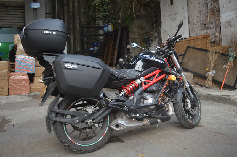 适用于贝纳利302夏德边箱黄龙300边箱侧箱后备箱尾箱302s快拆三箱架