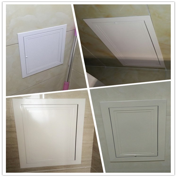 铝合金检修口卫生间厨房下水管道水阀门盖板维修孔检查门装饰 带拉环