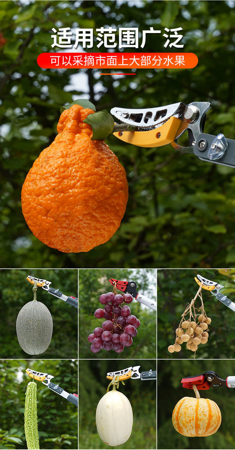 奥禾 宛彦君梦美绿意 摘果神器 摘果器 摘荔枝神器 高枝剪 高空采摘器