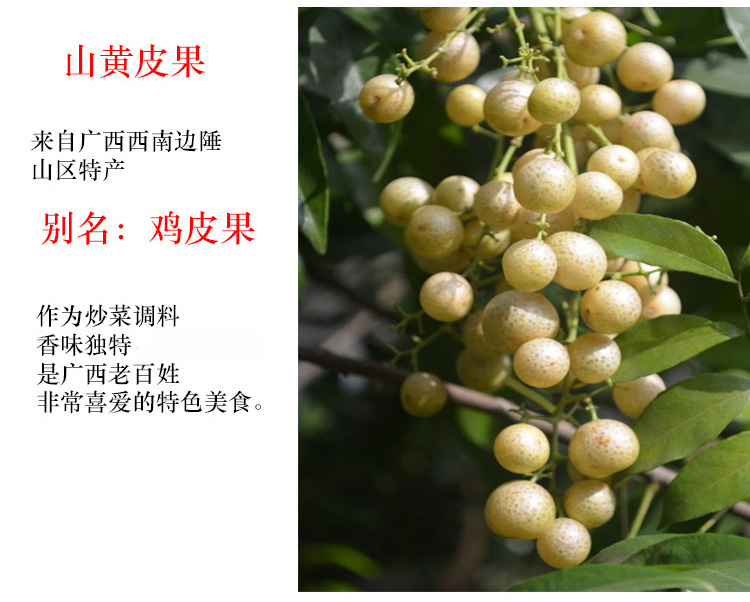 野珍 山黄皮300gx2瓶 广西特产腌制山黄皮鸡皮果炒