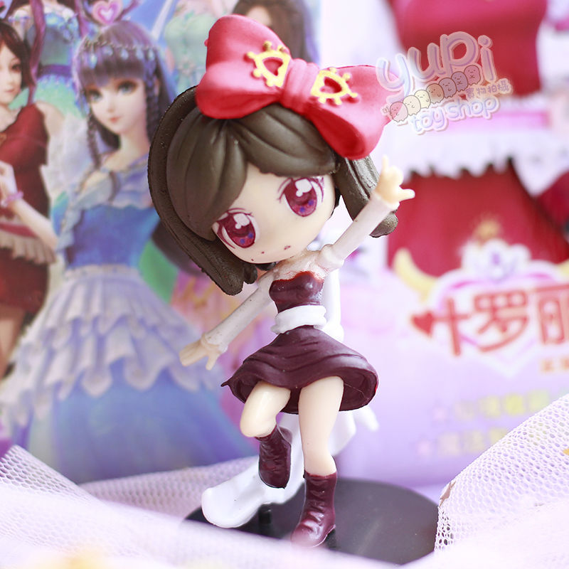 动漫周边叶罗丽夜萝莉精灵女孩一套盲盒可爱公主蛋糕装饰摆件无包装一