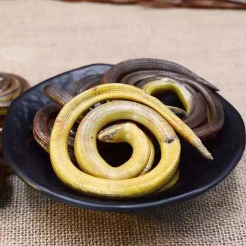 脆蛇 碎蛇 翠蛇 山黄鳝地鲜整盘无断节 100克【图片 价格 品牌 报价】