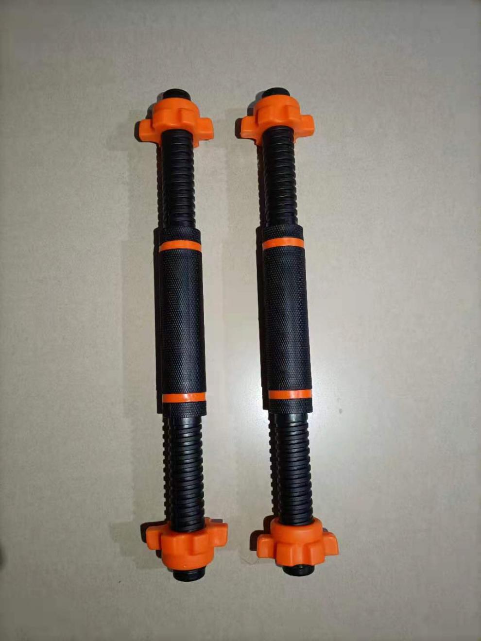 哑铃连接杆环保哑铃杆一对哑铃握杆加长哑铃螺母哑铃配件连接杆haski