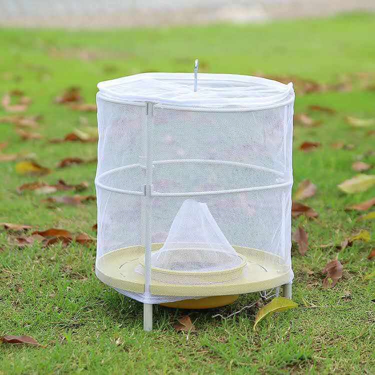 悬挂式 户外型 苍蝇笼 捕蝇神器 除诱抓捕灭蝇器 捕蝇笼 平口笼 1包