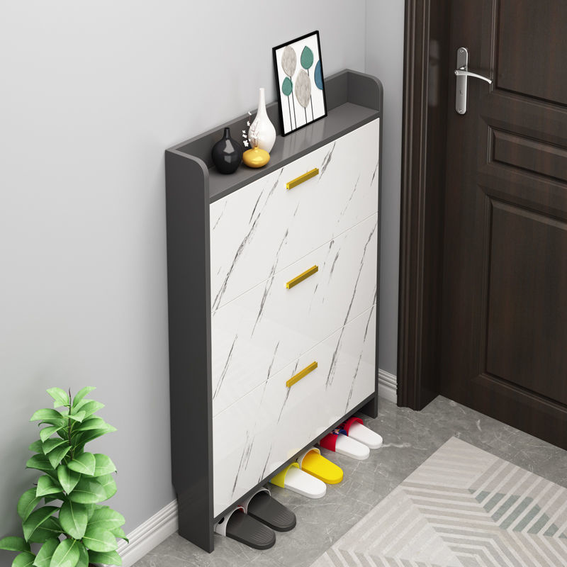 超薄鞋柜15cm翻斗柜经济型家用门口小户型13cm玄关柜现代极窄轻奢简约