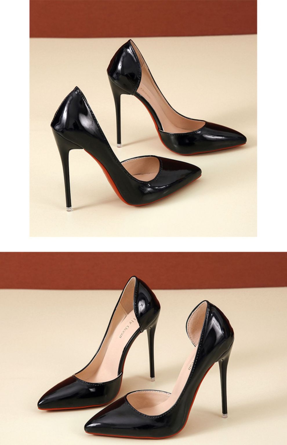 情趣伪娘高跟鞋床上免脱男士伪娘高跟鞋厘米大码细跟宽胖35-45 新款测