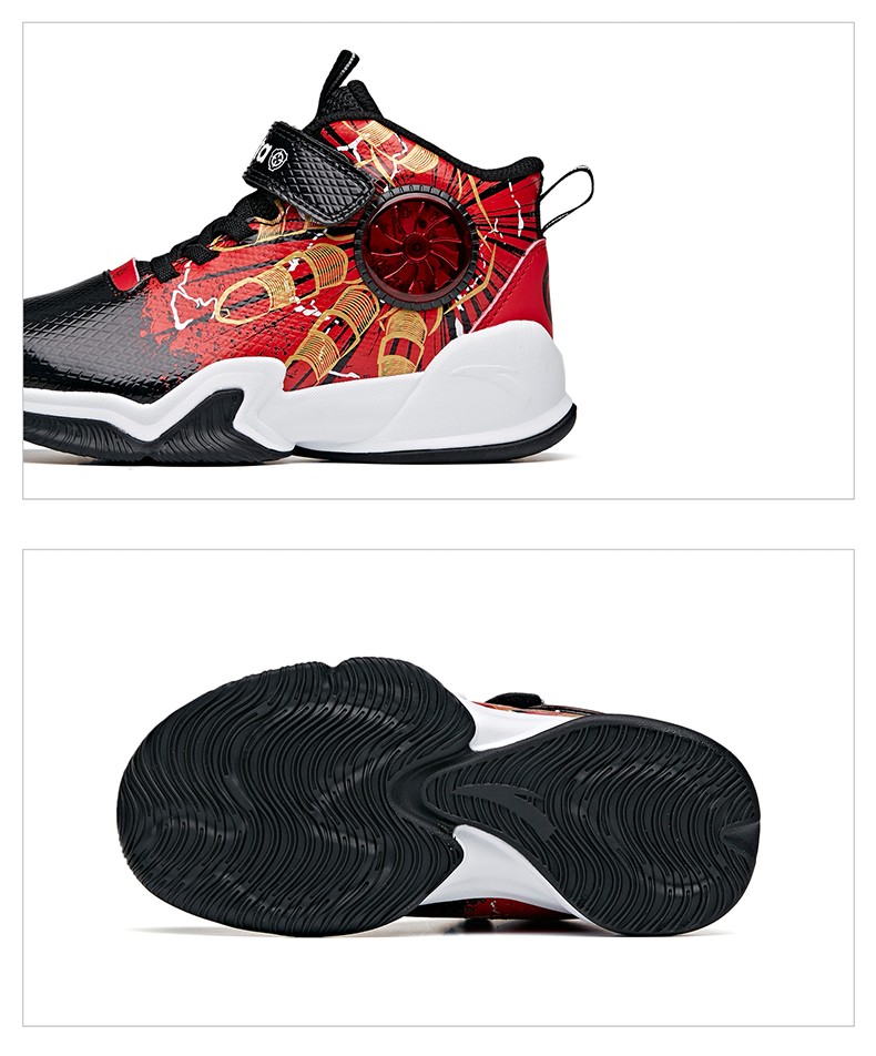 安踏儿童篮球鞋风火轮系列球鞋新款36岁小童户外训练鞋商场同款男童