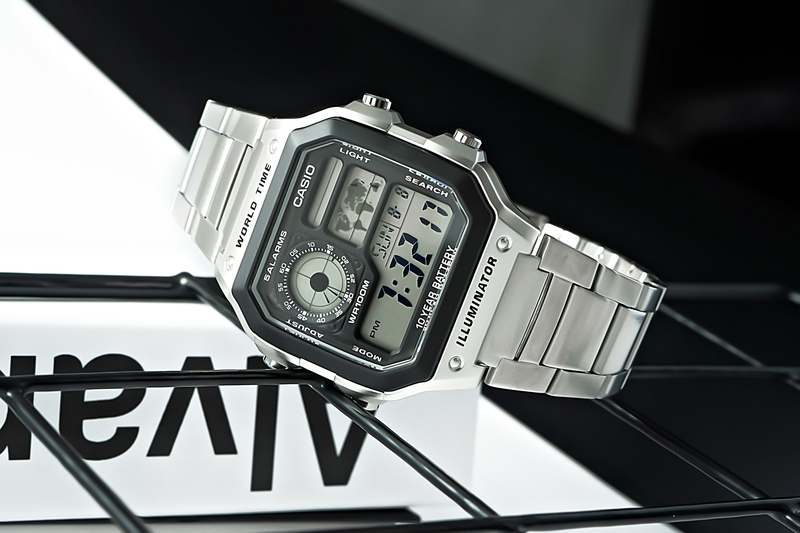 卡西欧 casio 手表小方块5600冰韧系列金属太阳能男女表时尚运动防水