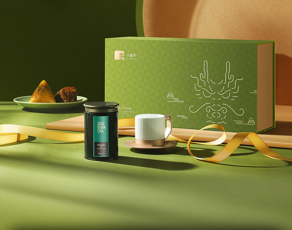 小罐茶粽子礼盒 小罐茶端午同康茶叶粽子礼盒装铁观音乌龙茶端午送礼