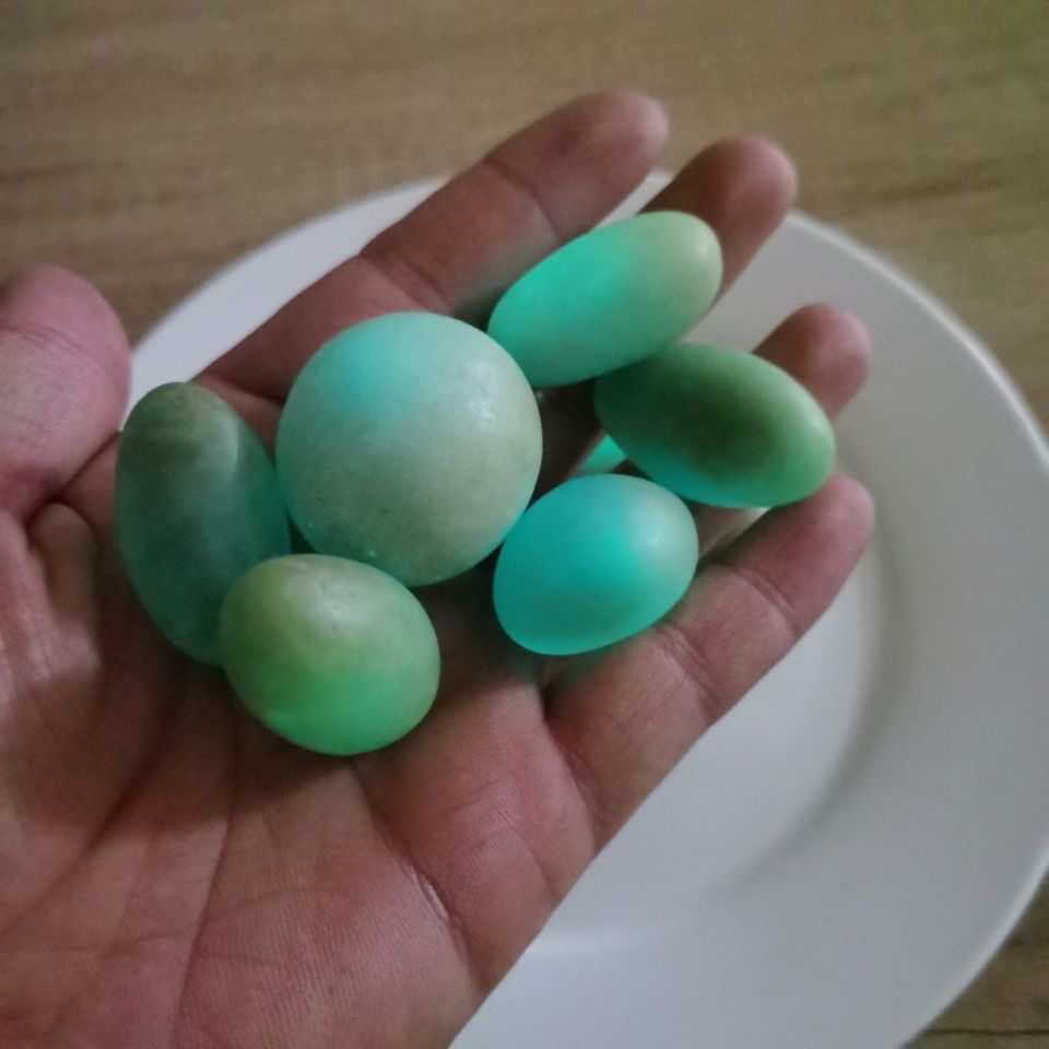 天然夜光石夜明珠原石萤石荧光石头鹅卵石发光奇石礼物摆件鱼缸45厘米