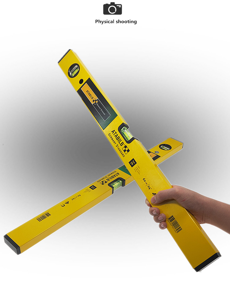 德国爱德宝进口高精度水平尺测量装修硬质铝合金高精度带磁水平仪 600