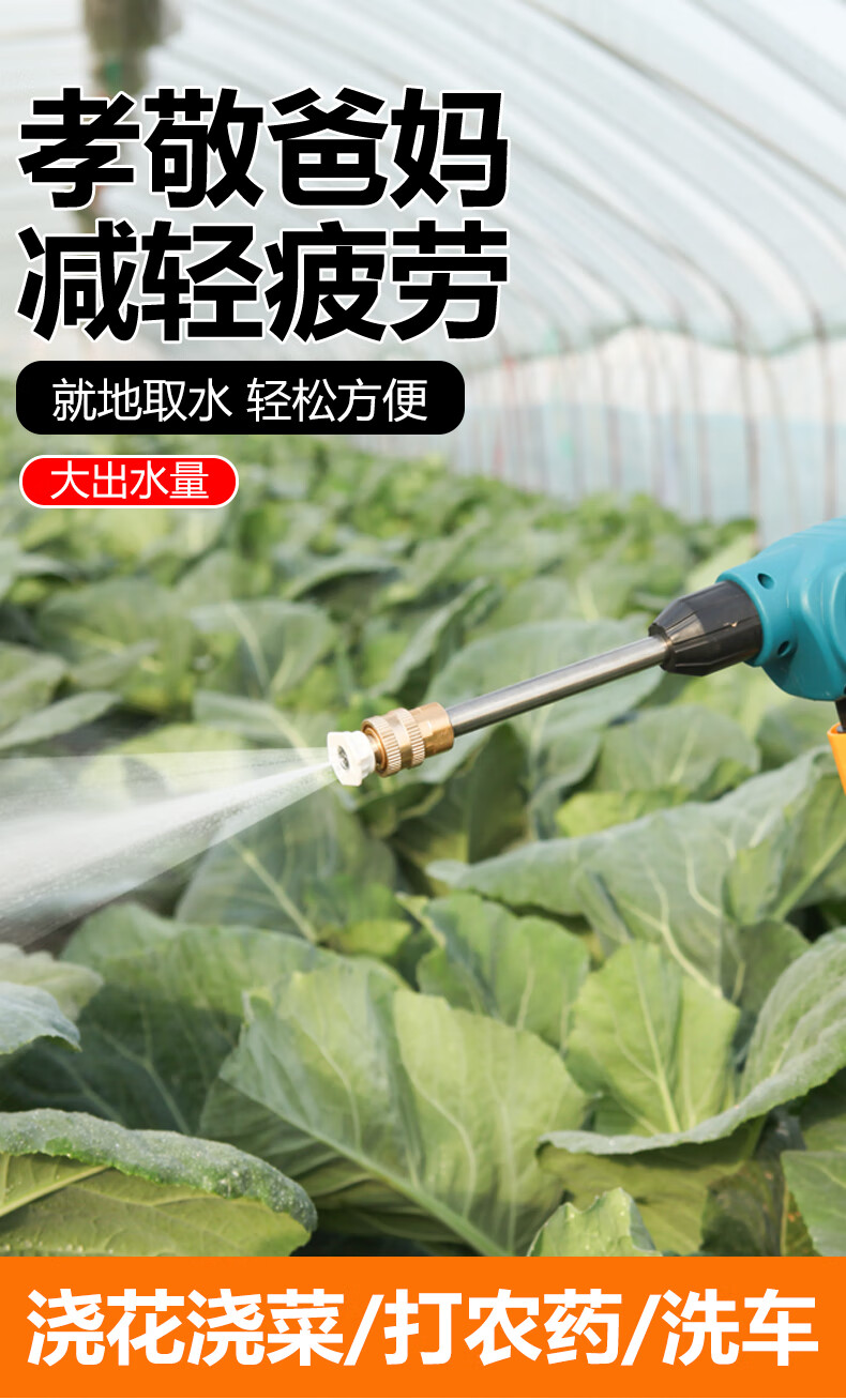 喷雾器电动小型 新型农用电动喷雾器新式高压打药机锂电农药喷洒器