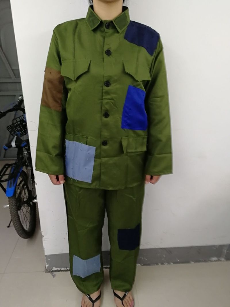 叫花子服装乞丐服套装古代丐帮要饭衣服补丁演出服破烂古装搞笑女sn