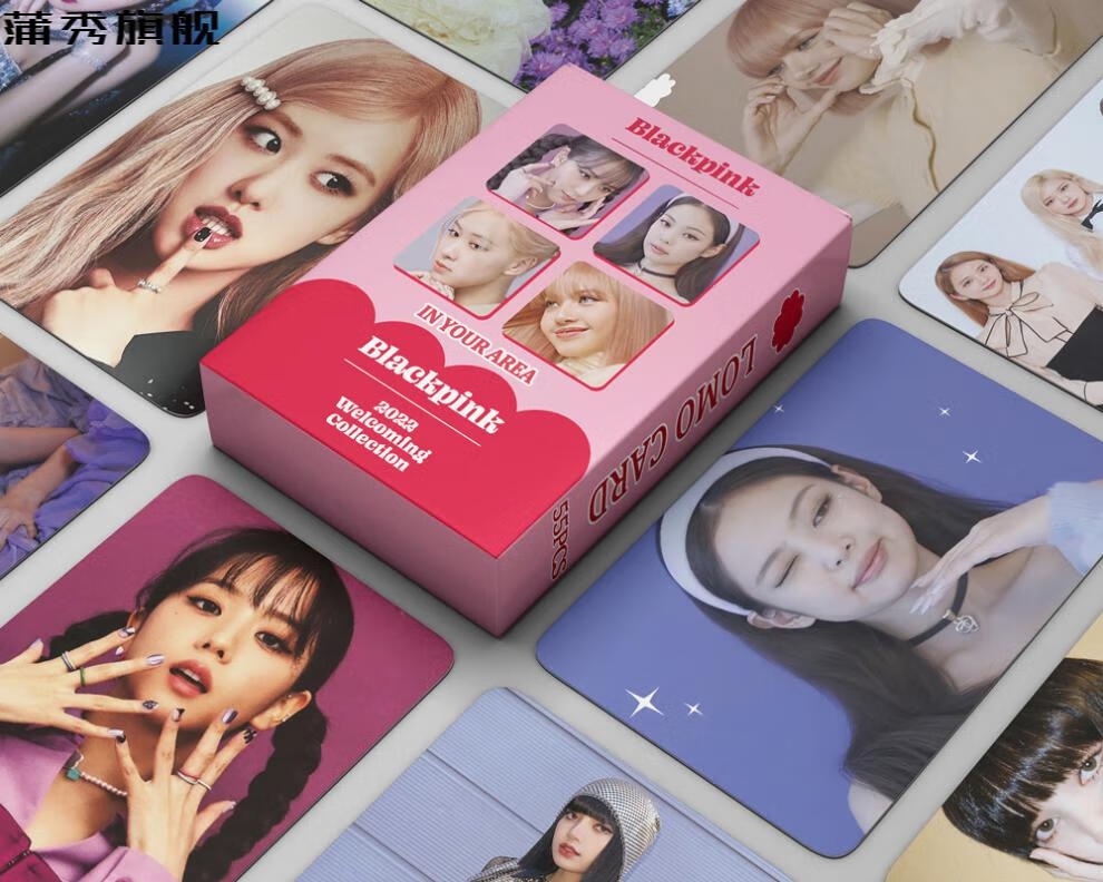 世宜得blackpink小卡 54张blackpink小卡片lomo卡lisajennie朴彩英 54