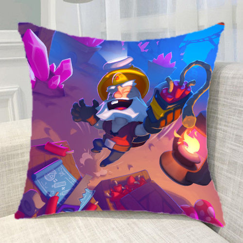 荒野乱斗抱枕艾德加公牛潘妮布洛克柯尔特抱枕沙发车靠垫礼物等图定做