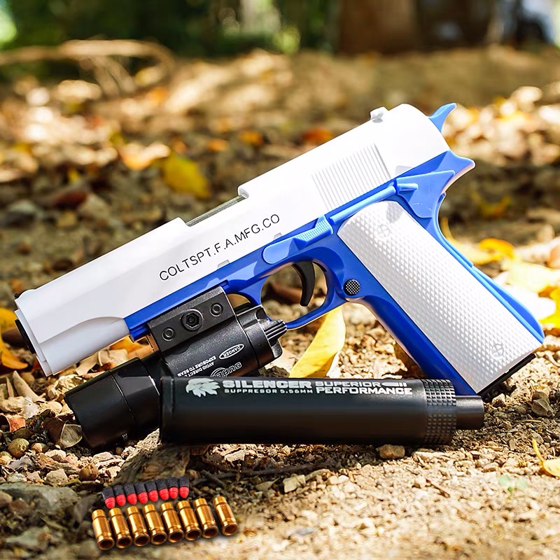 原厂战鹰系列zy1911连发可拆卸模型自动挂机回膛送礼男孩玩具定制 zy1