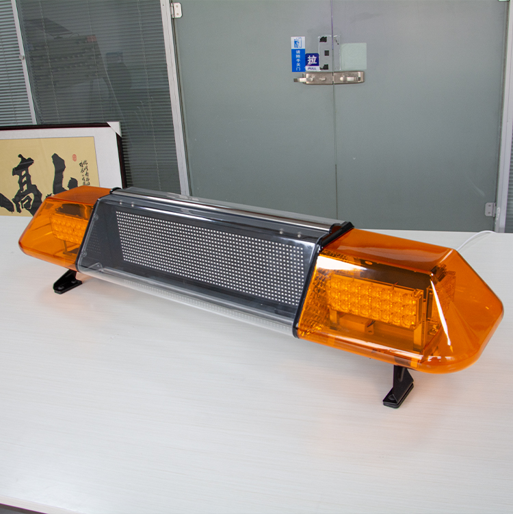 双面显示屏驾校警示灯报警灯教练车正在训练考试车长排灯爆闪顶灯