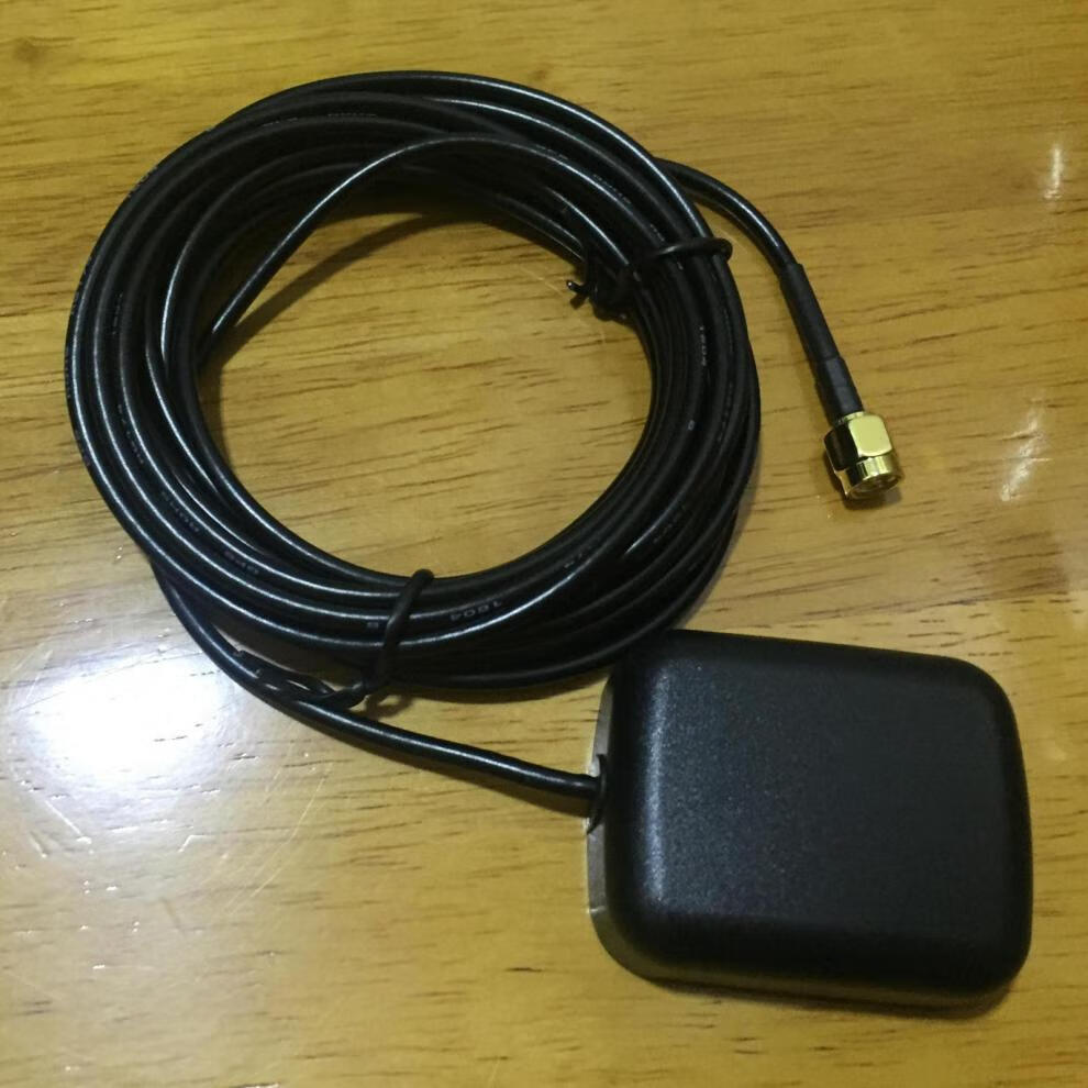 适用汽车gps北斗天线定位器天线放大器行驶记录仪gps定位天线黑色