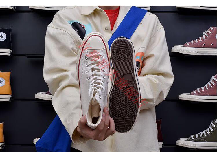 【商场同款】新匡威力联名经典款1970s帆布鞋男高邦韩版网红潮流低邦