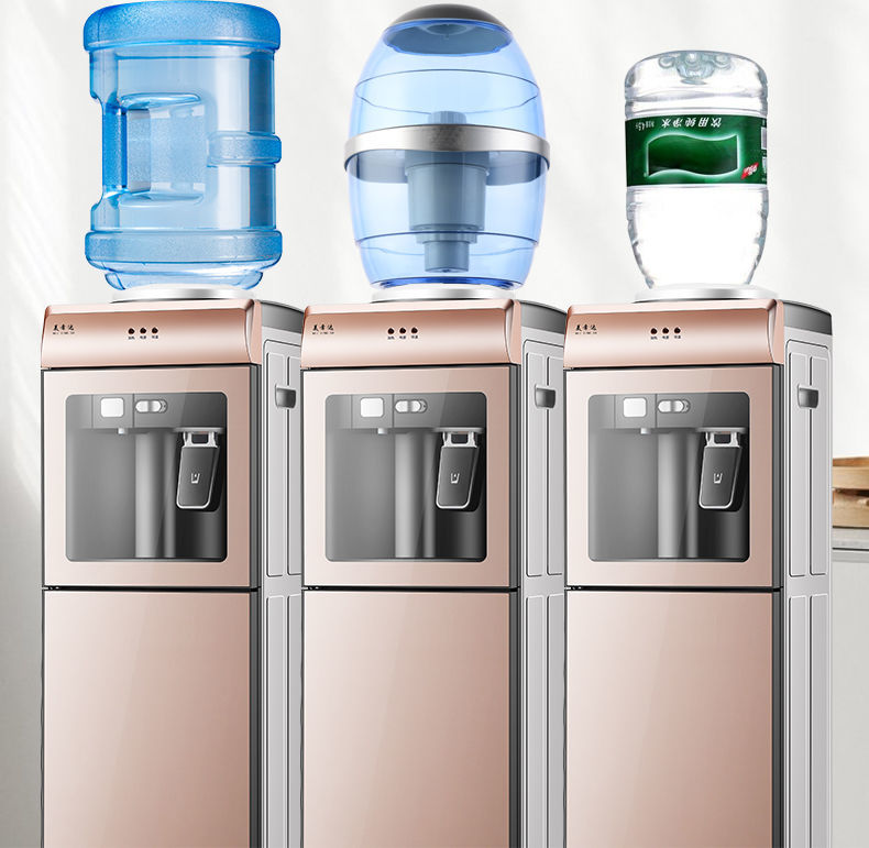 冷热饮水机立式家用制冷制热制冰热上置水桶全自动家庭桶装水新飞冰热