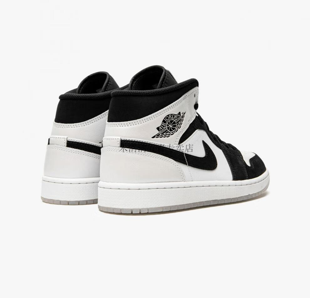 木清清高版本/air mid aj 钻石 黑白熊猫 男女中帮篮球鞋 dh- dh6933