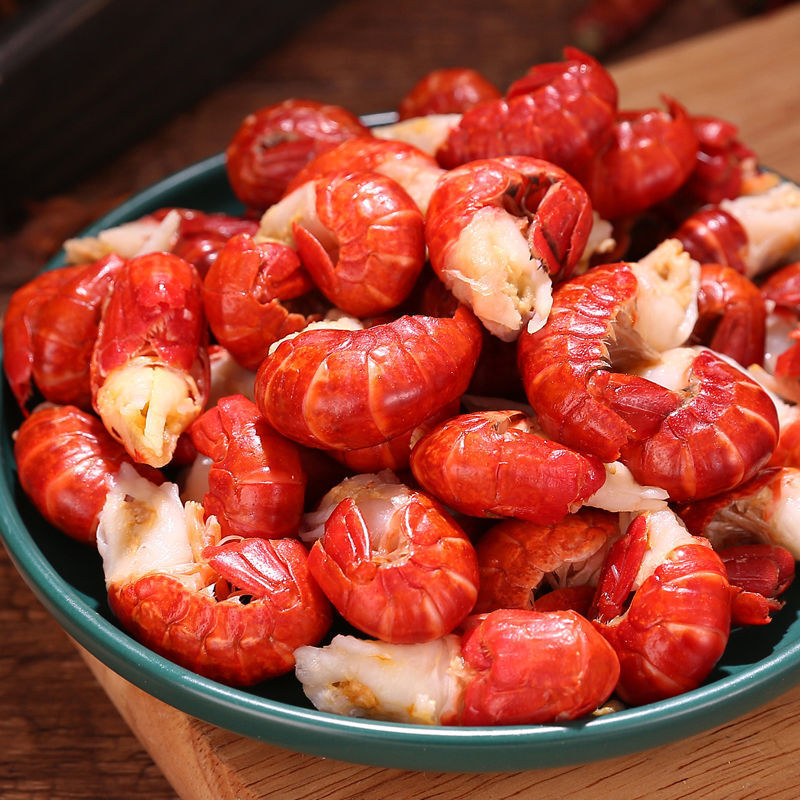 红功夫 麻辣小龙虾尾(每盒250g 33-40只)7盒装 火锅食材 海鲜水产