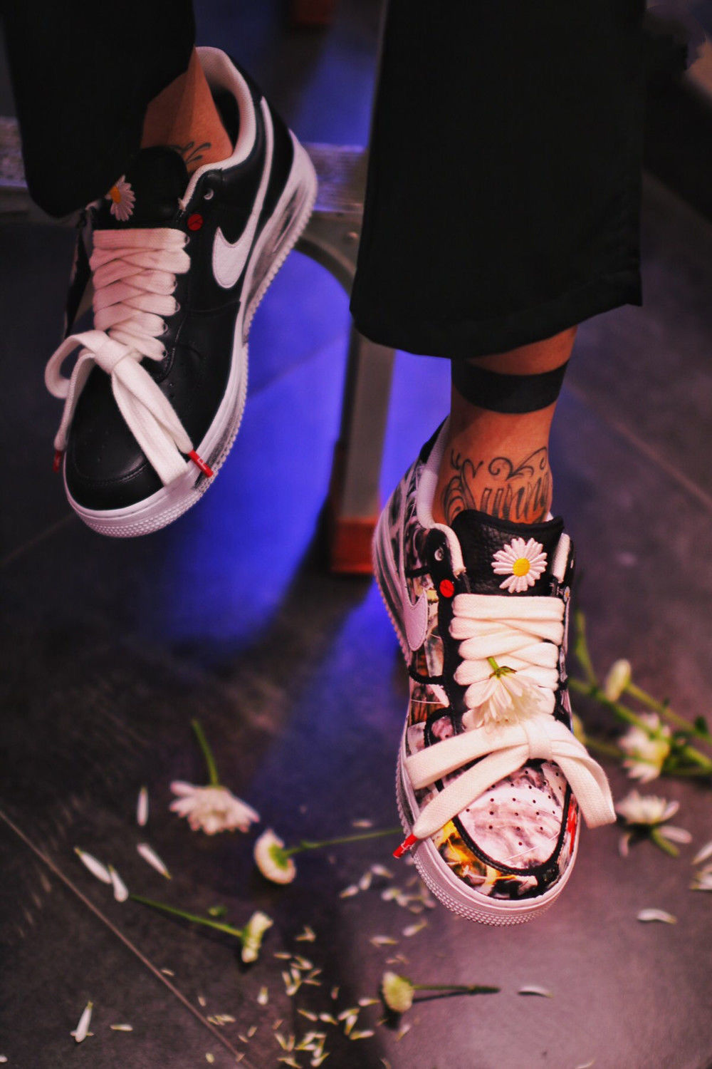 高品质空军一号af1权志龙小雏菊联名2.