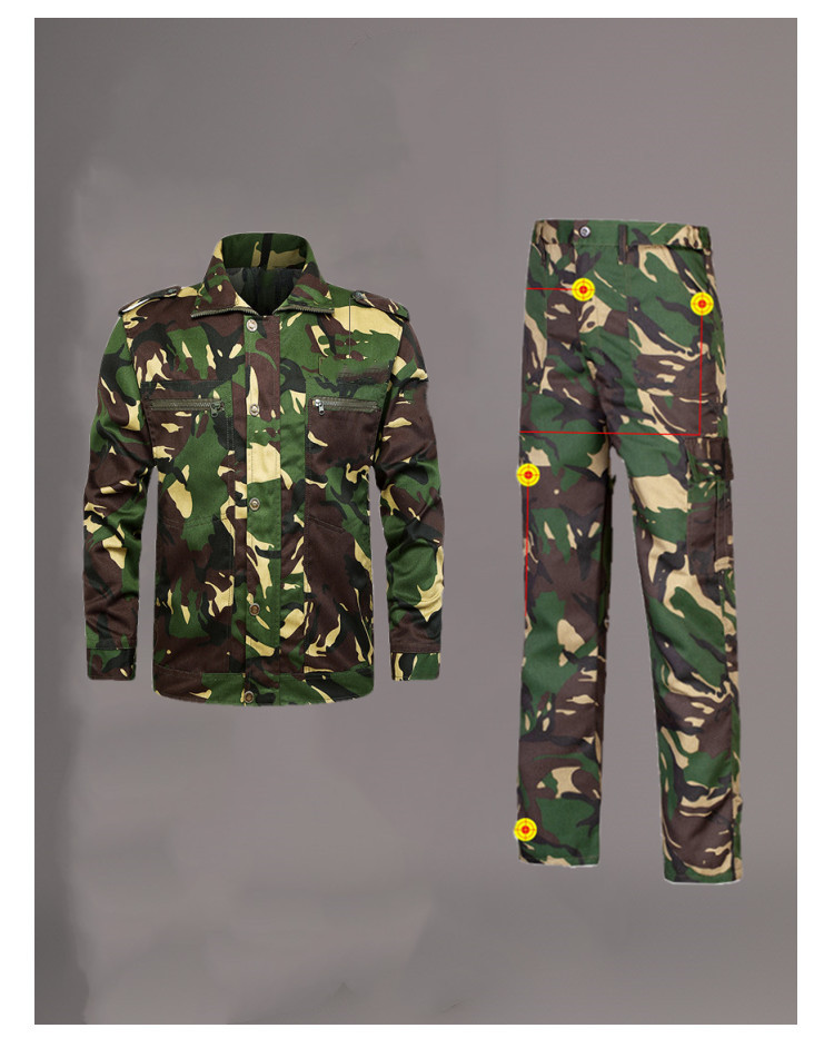 迷彩服套装男军训服海蓝男女学生军训初中高中大学生劳保服装老蓝色