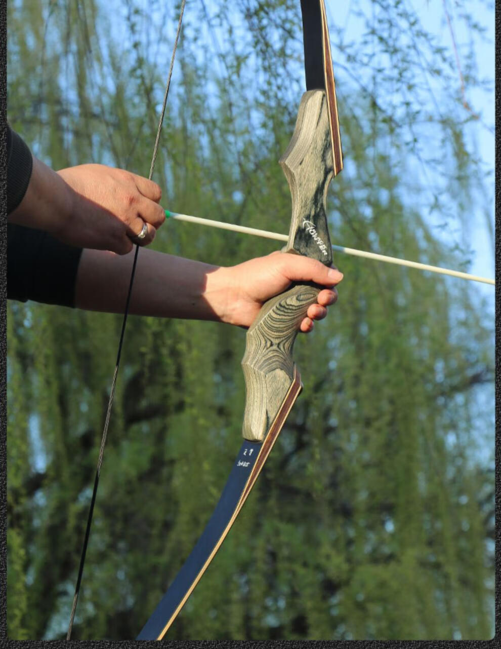 弓箭成人猎弓 美猎户外反曲射击弓美式传统射箭弓箭套装 现代美猎练习