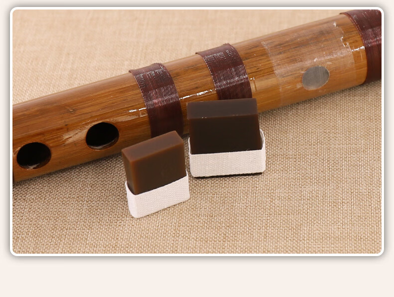 杉笛膜固体胶竹笛笛膜胶笛胶竹笛胶贴膜胶水粘性抖音同款 js06 小块