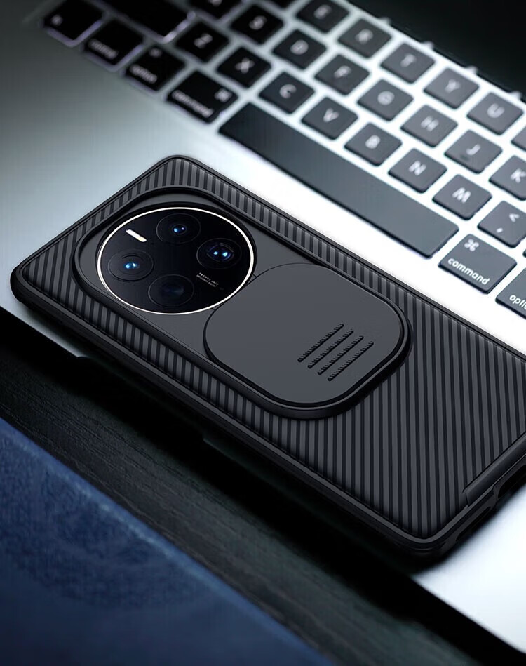 圳轩 适用于华为mate50pro手机壳镜头滑盖推拉截图全包防尘保护套mate