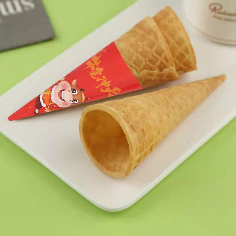 商用蛋筒冰淇淋脆皮批发家用商用冰淇凌雪糕筒蛋糕饰甜筒蛋卷25个脆筒