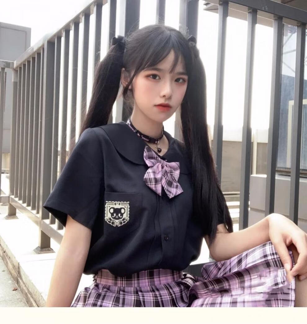 马尾cos假发jk双马尾假发女长发卷马尾绑带式直马尾假发片可爱软妹