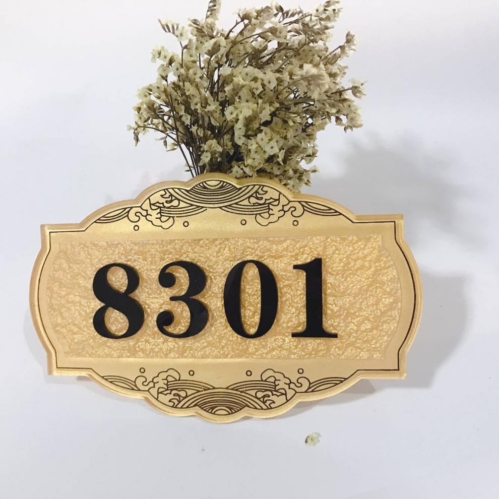 羽驰yuchi 亚克力门牌号数字号码牌宾馆立体房间门牌定制酒店包厢牌