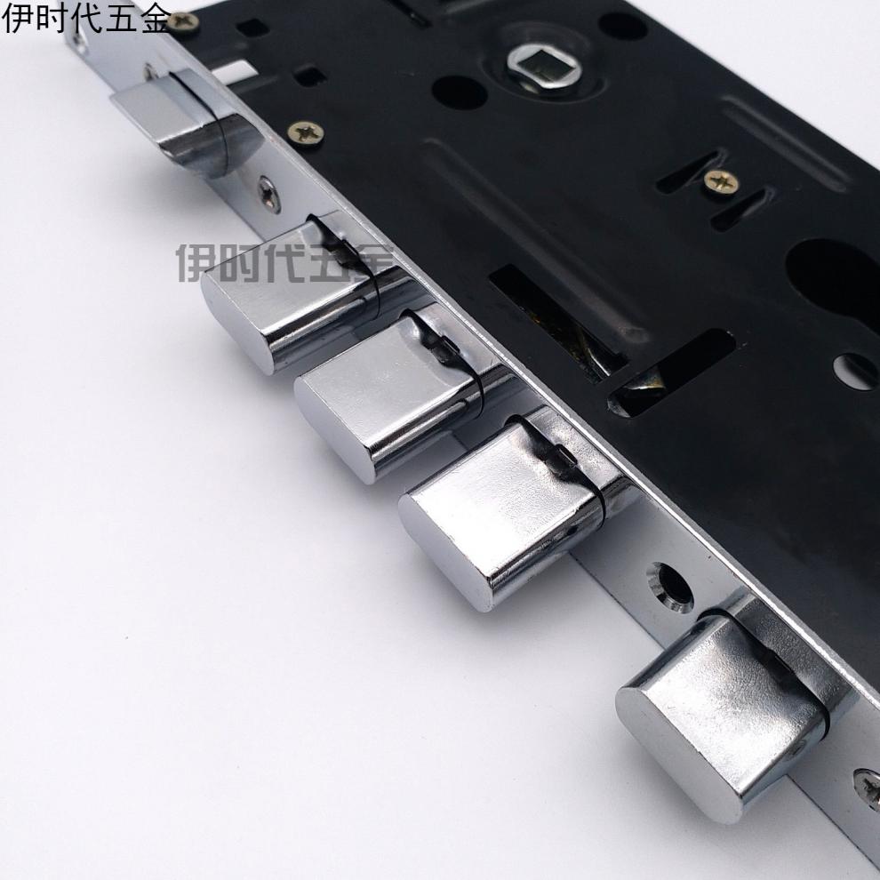 伊时代五金 24*240防盗门大门锁双活锁体 天地钩入户门方头锁体 有