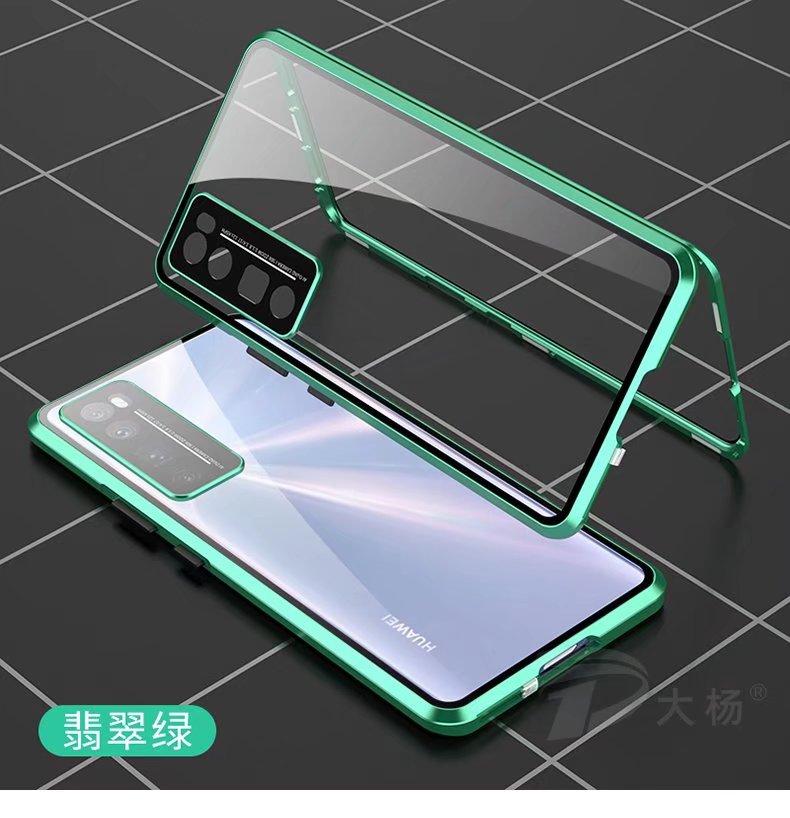 华为nova7手机壳镜头全包note7por前后防摔双面玻璃nowa7pro磁吸翻盖