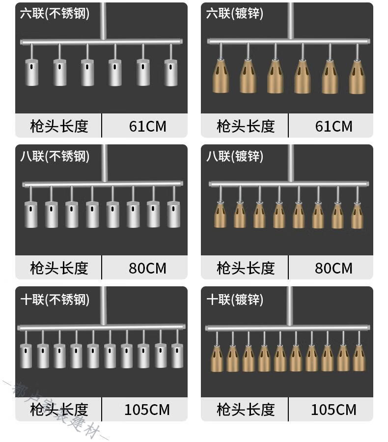 火焰枪消毒喷火枪多头火枪液化气喷枪头煤气喷火器养殖场猪圈高温农用