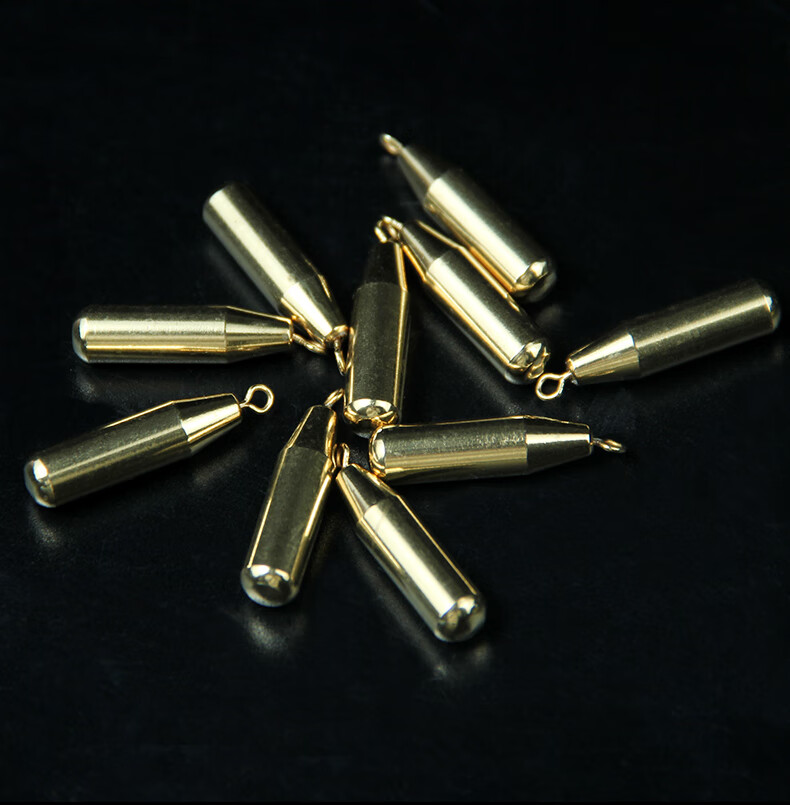 钓跑铅滑铅坠环铅抗走水铜坠德州钓组飞铅坠大物线组渔具配件钓跑铅滑